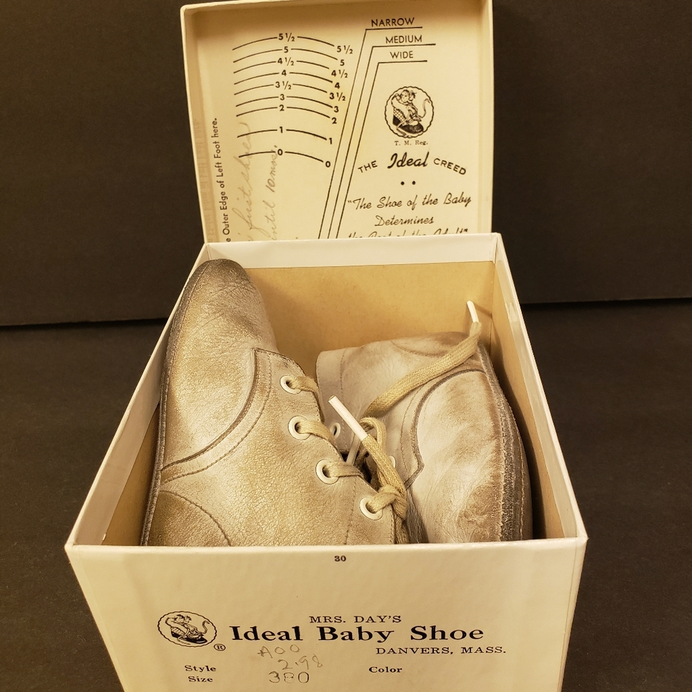 Vintage Mrs.Day's Ideal Baby Shoes